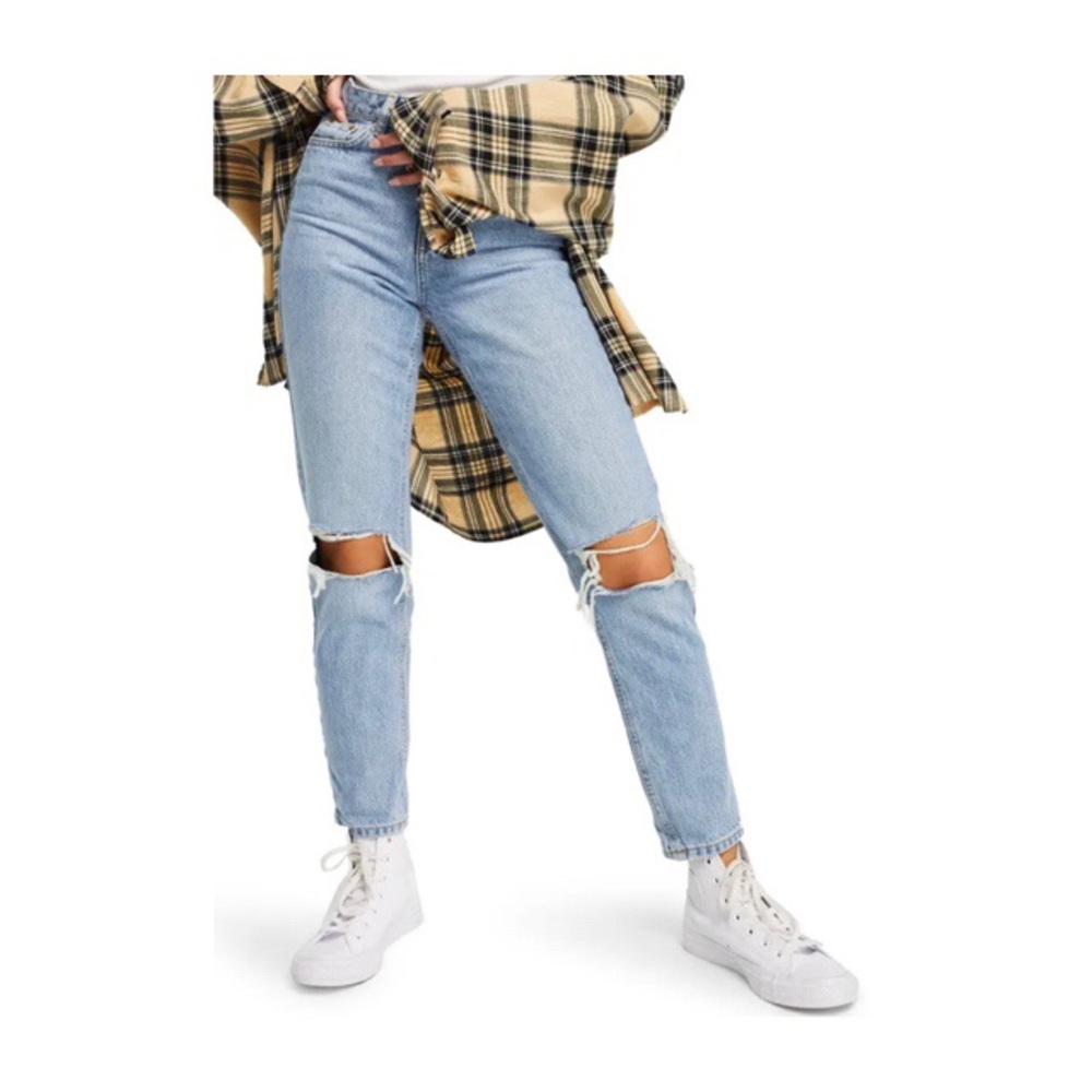 TopShop Mom Jean 26x30 Light Blue